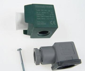 Solenoid coil for solenoid valves Honeywell, MC 062 24V, AC 50/60Hz, 8W