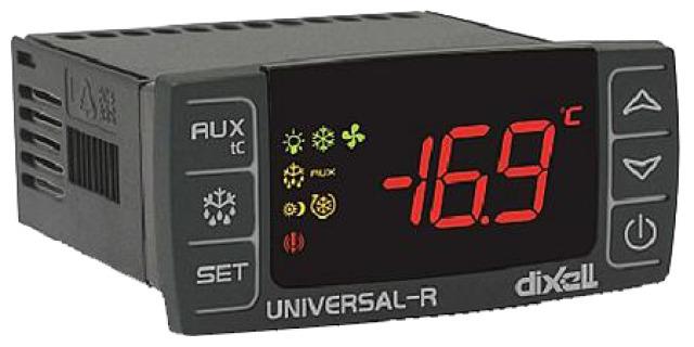 Controlador de refrigeración Universal R4-6N1C0, 74x32mm, 12Vac/dc-230Vac, 3xNTC 4R BZ