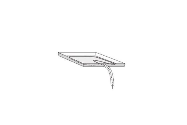Linum VWC-3050-000 Bande chauffante d'évacuation longueur totale 7m ; partie chauffée 5m 275W 230V