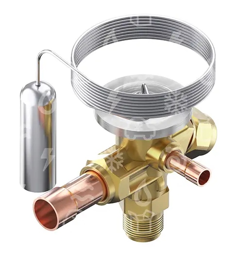 Termostatyczny zawór rozprężny Danfoss 068Z3738, T2/TE2, R448A, 449A