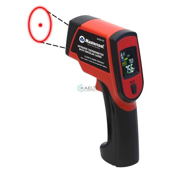 Termometr laserowy na podczerwień z okrągłym laserem -76 do 1400°F (-60 do 760°C)