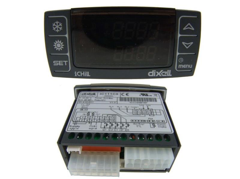 Regolatore di raffreddamento Dixell / Copeland IC111 CX, RTC 4*NTC, 12V, montaggio: piastra