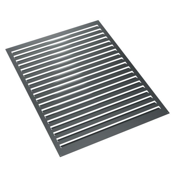 Evolar bakvägg aluminium mörk antracit torn, 1200x1600 MM