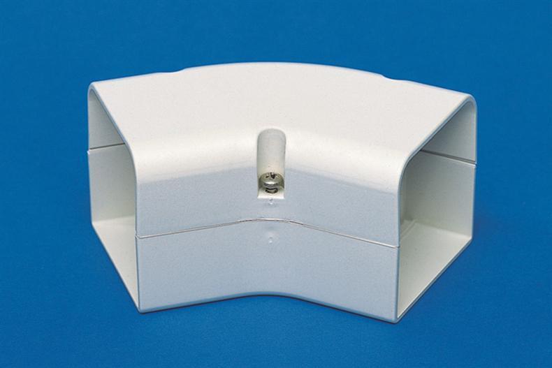 Airco-Duct Codo plano 45° - RAL9002 para conductos D 070 mm