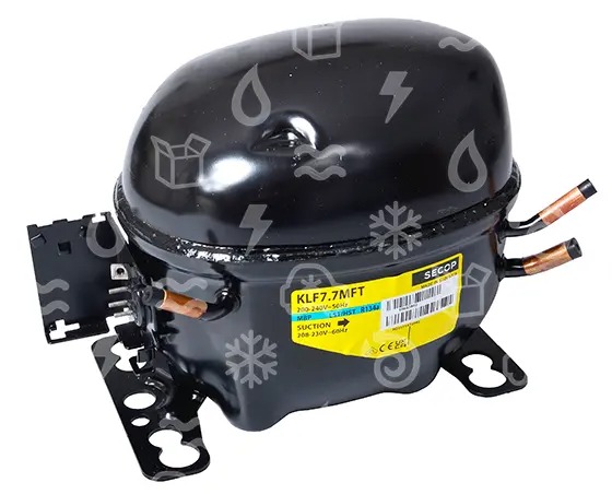 Compressore Secop KLF7.7MFT, MBP - R134a, 220-240 [V], 208-230 [V], 50/60Hz,