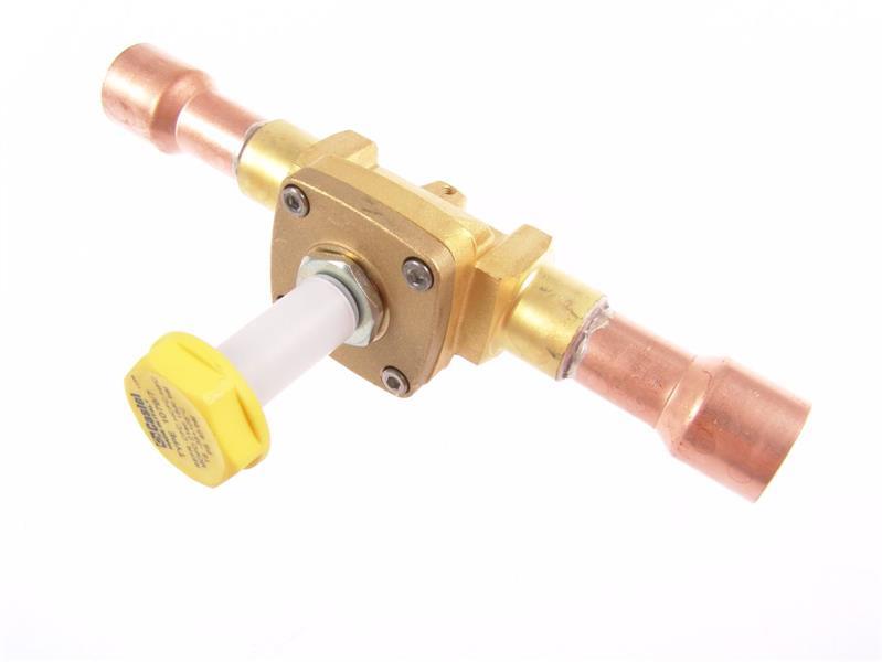 Solenoid valve Castel, NC, solder connections 22 mm, ODS, without coil, 1079/7S