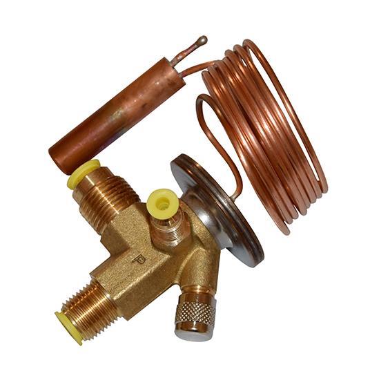 Thermostatic expansion valve ALCO, TX3-S28, without MOP, R404A, 11.0 kW, without orifice Alco, TI-BW, ohne MOP, ohne Düse