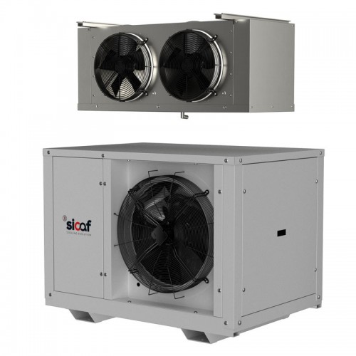 Industrial split refrigeration system HML551 R452A, deep-freezing -18...-25 °C | TA +25...+43 °C | 27 - 95 m3
