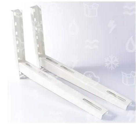 Soporte soldado L = 620 mm, H = 400 mm, M = 160 kg, blanco, RODIGAS