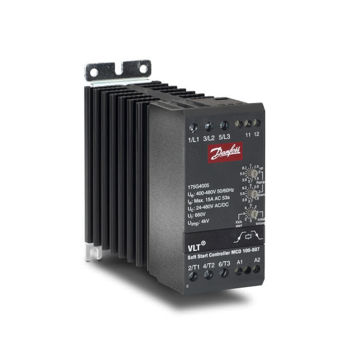 Softstart Danfoss MCD100-007 400-480V 15A 7.5KW
