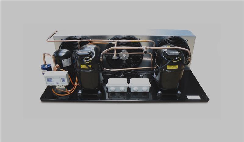 Condensing unit Embraco Gemini UGNJ9232GK, M/HBP - R404A/R452A, 220-240/50Hz