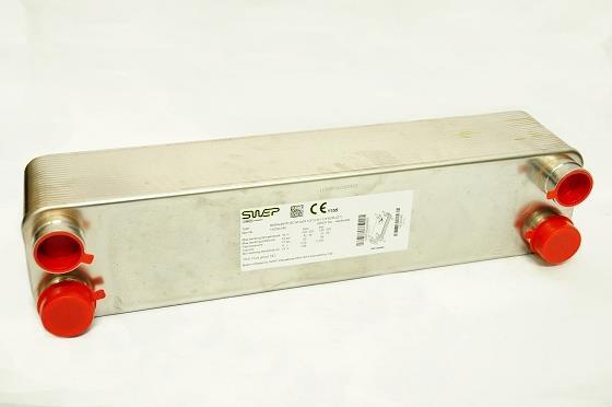 Platenwarmtewisselaar SWEP, B80Hx40/1P-SC-M,2x35.1(27)+2x1 1/4"&28U (27)