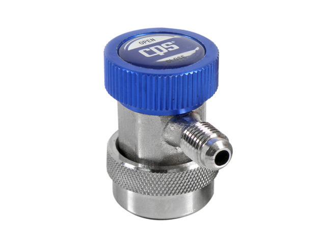 CPS Adapter QCL14P R134A Automotive snelkoppeling R134A ND Blauw