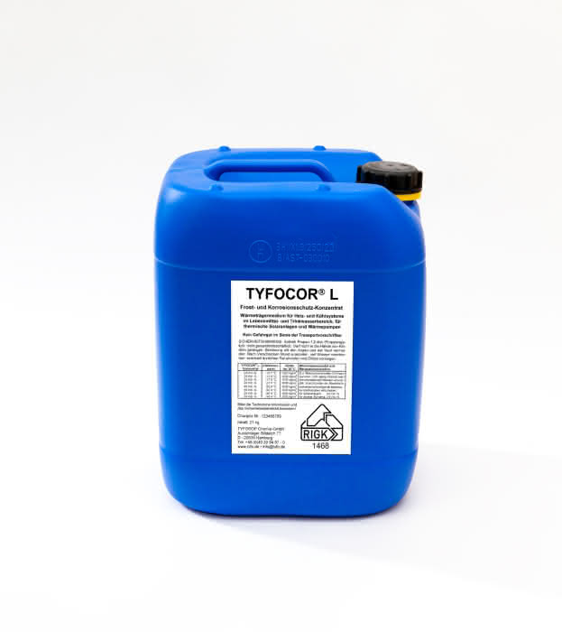 TYFOCOR L-20 2412020 Anticongelante Antifrogénico bote de comida preparada aprox. 19,9 litros - Precio por kg (compra mínima 21 kg)