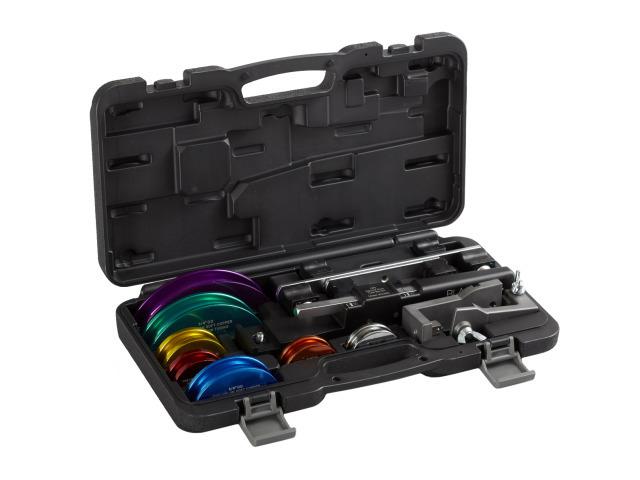 CPS inch pipe bender set BTB300 incl. 7 inserts 1/4" to 7/8" in case