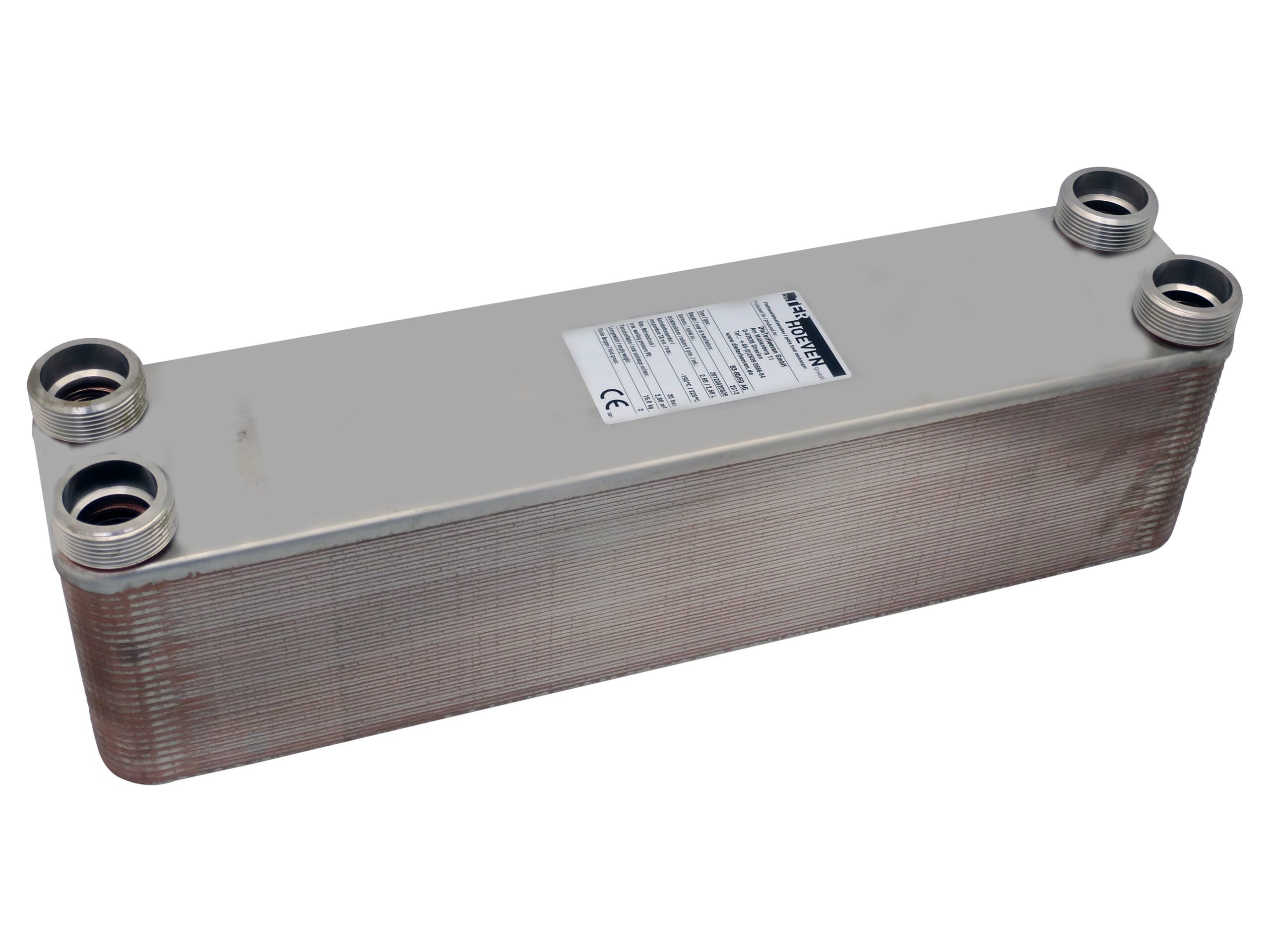Platenwarmtewisselaar DTH-60-50 4x1 1/2" AG