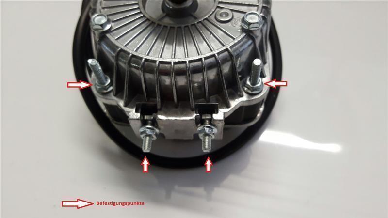 Motor de ventilador universal, potencia/corriente 10/42 W, 0,3 A