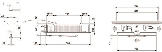 Parownik ECO - Luvata GDE311E7, 2,1 [kW] (dT 8 st., R404a) bez odszraniania