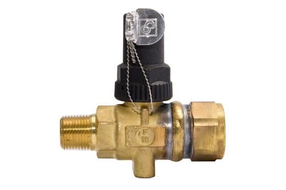 Ball valve Castel 3063/33, connection 3/8 "NPT, kv = 5 m3 / h
