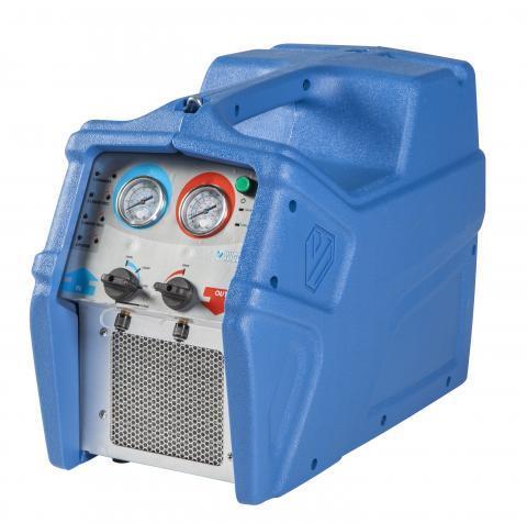 Oil-free suction unit with recycling function, for all refrigerants incl. R1234yf, R32,550 Watt, Wigam EASYREC-1R
