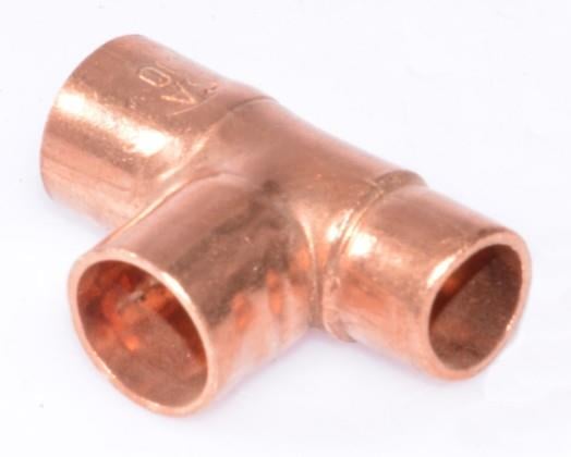 Copper tee reduces i / i / i 10-10-08 mm