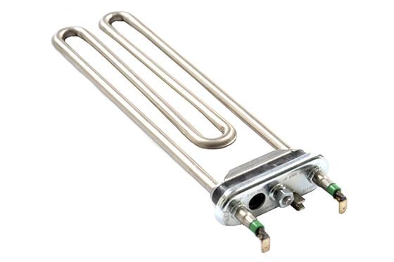 ARDO heating element, 1500 W, l = 245 mm, 230 V, with safety, thermal insulation and flange with two double terminal lugs, grounding and mounting screw and nut