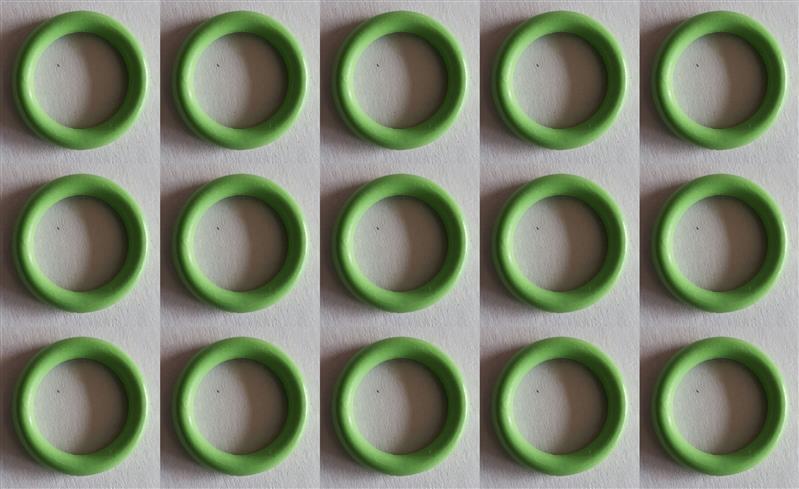 Zestaw O-ringów 12 x 2 mm (15 szt.) z gumy HNBR, do klimatyzatorów samochodowych R12 i R134a