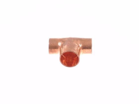 Pieza en T de cobre reducida i/i/i/i 12-10-12 mm, 5130