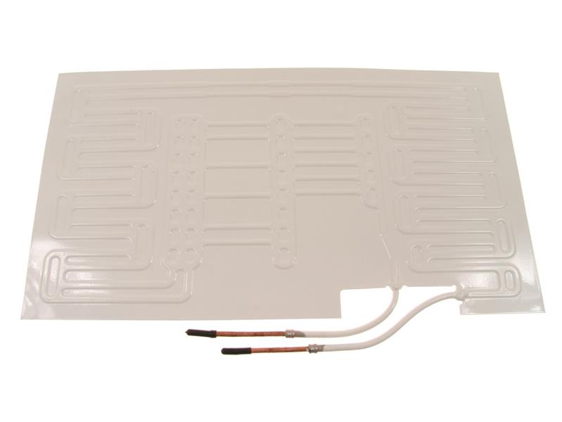 Evaporator plate 340 x 630 mm, Outlet tube, POLAR