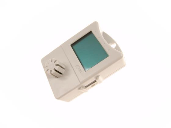 Registrador de temperatura y humedad con sensores internos y display