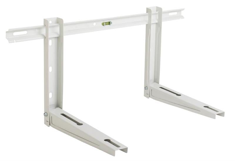 Wall bracket with crossbar and level indicator, 465 x 400 x 780 mm, max. load 80 + 80 kg