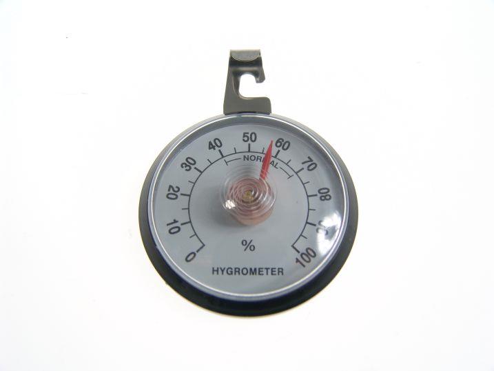Hygrometer, bimetaal, 0-100% RH, D = 51 mm