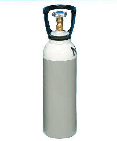 Bottiglia ossigeno vuota da 5 litri per set di brasatura 80P e 80A WIGAM BOS 50