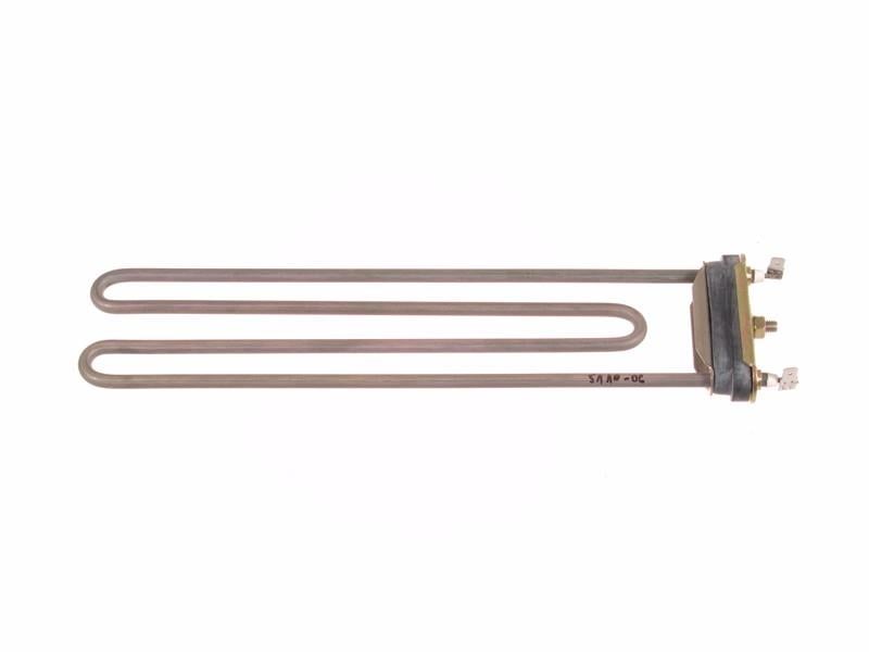 ZANUSSI heating element, 2000 W, L = 180mm, 50680676009, 50253374008, flange with thermal insulation and double terminal lugs, grounding and mounting screw and nut