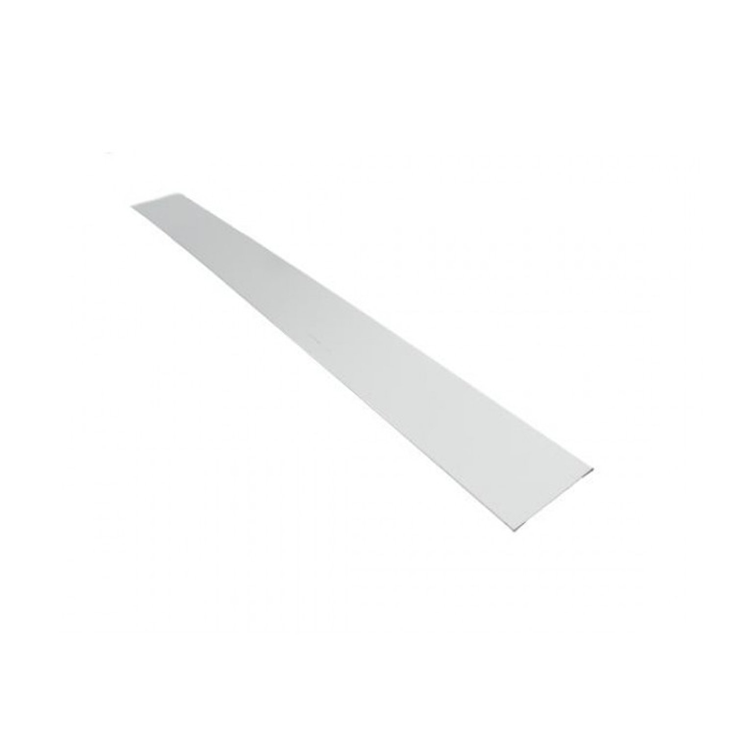 Tiras de metal blanco - rectas 150mm, L = 2,0m