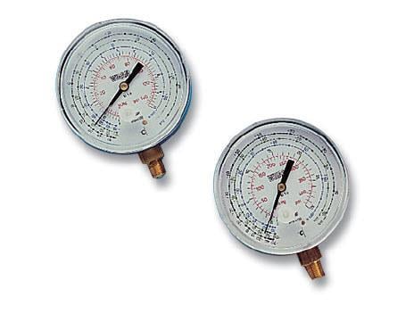 Replacement pressure gauge Ø80, class 1.6, Pulse-free radial connection WIGAM PF80/53R1/A4