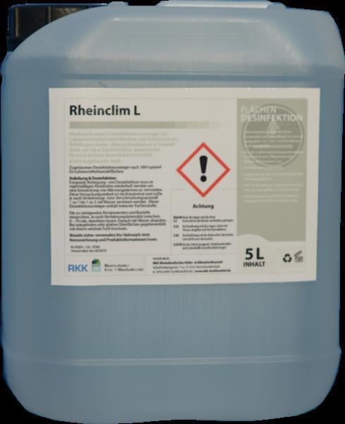 Rheinclim L, concentrato in tanica da 5 L per evaporatore, approvato per uso alimentare