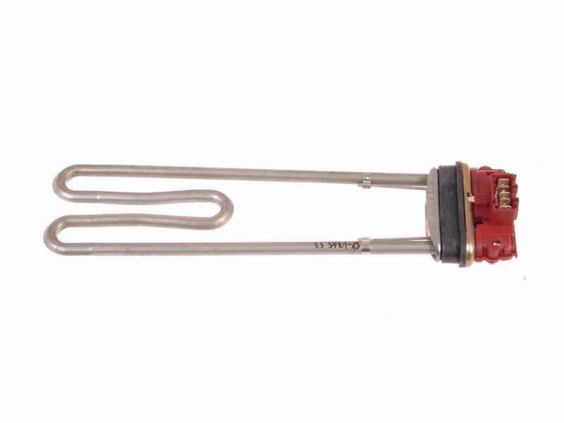 heating element ZANUSSI, 1950 W, l = 230 mm, series 8000, flange with thermal insulation and double two terminal lugs, grounding and mounting screw and nut