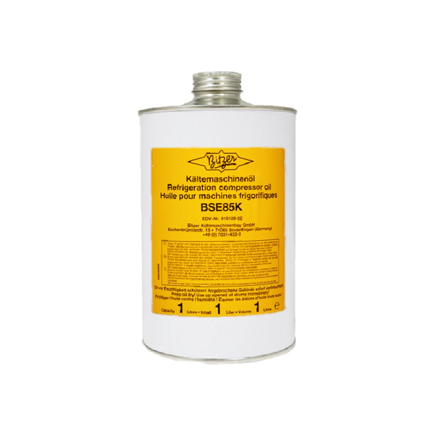 Bitzer Esteröl BSE85K, botella 1 L, 91512802