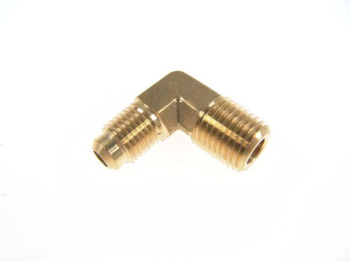 Brass Connection- 90 ° - 1/4 "SAE x 1/4" NPT