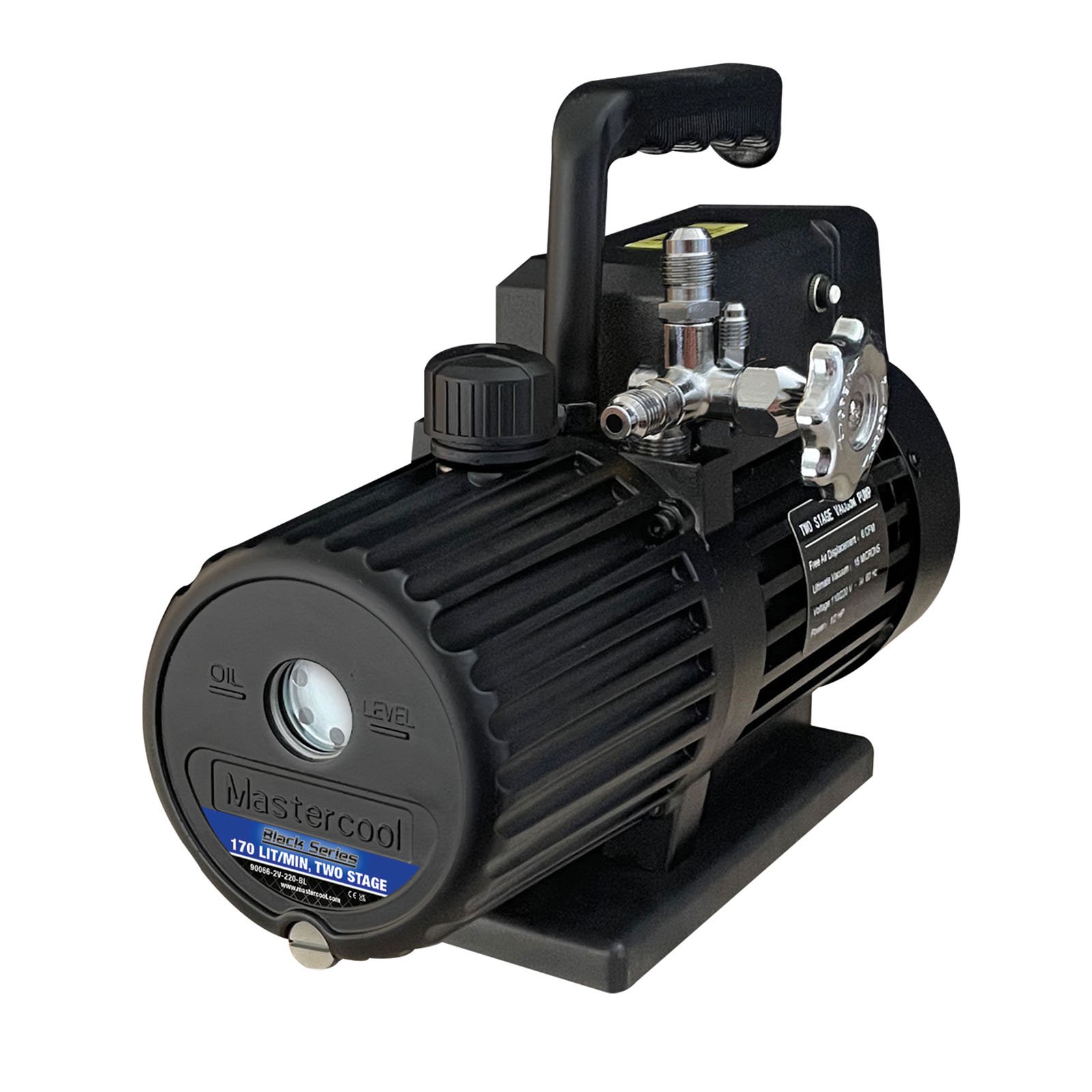 Blackseries 2-stage non-sparking vacuum pump 170 l/min, for all refrigerants including flammable A2L and A3