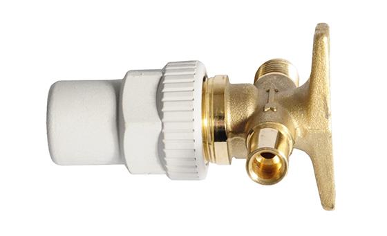 Diaphragm valve CASTEL, 6012/22, 1/4 "SAE flare x 1/4" ODS solder connection