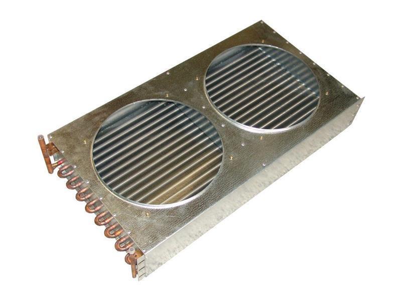 Condenseur RTV (sans ventilateur) KT2600 pour compresseur MT80,15,2 kW, ventilateur recommandé 2x450 mm
