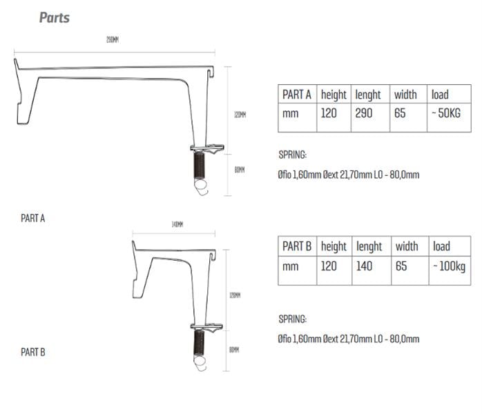 Ayuda de montaje WIZ100 Mini Split Smart Brackets para aires acondicionados