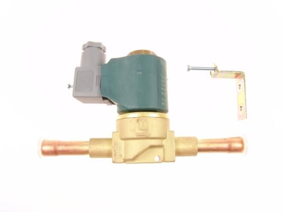 Honeywell solenoid valve, MS 124MMS, solder connection 12 mm ODF, complete