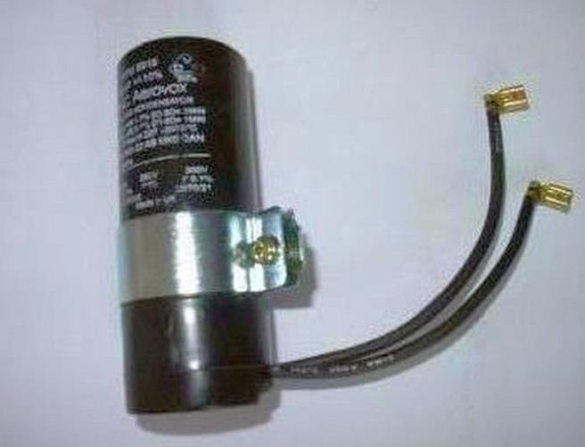 Condensateur de démarrage Danfoss 117U5015, HST, 80µF, 50 Hz