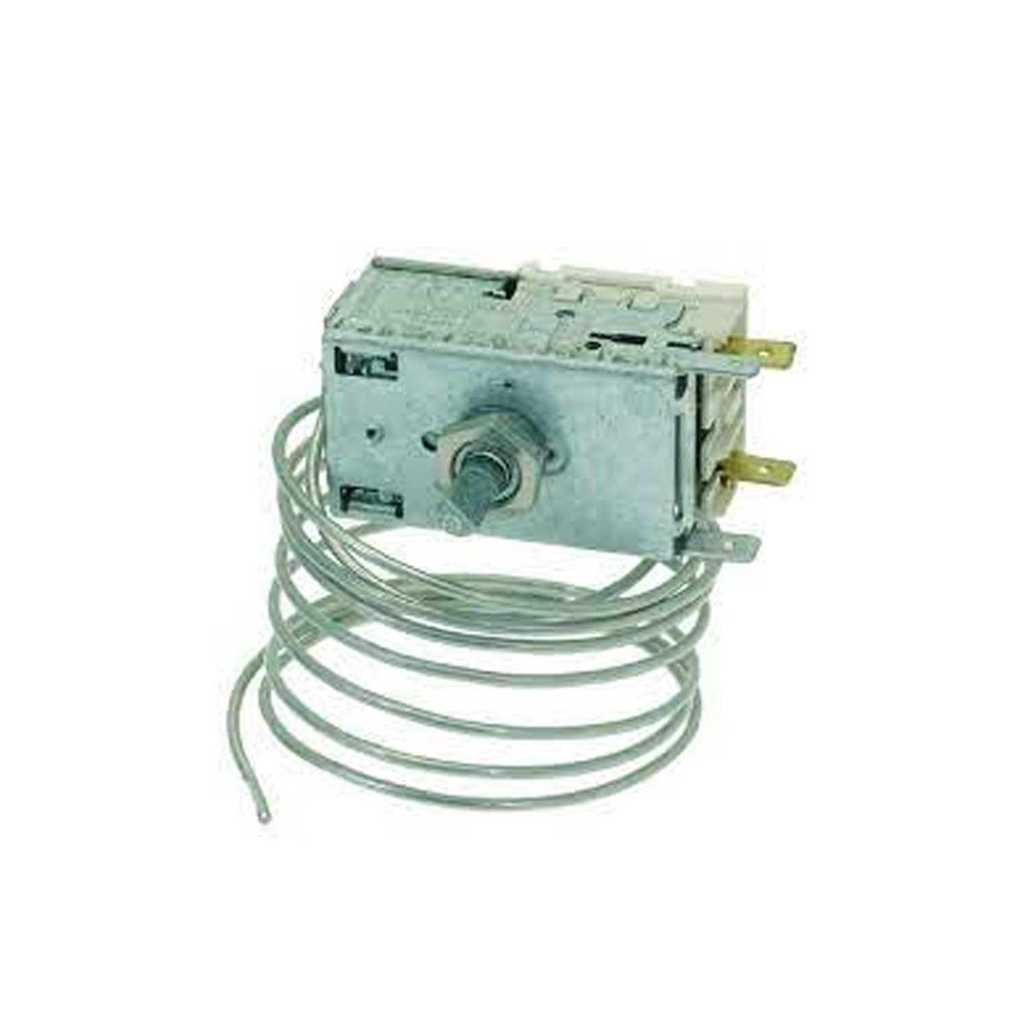 THERMOSTAT RANCO K50-L3429,2 contacts 6A 250V capillary tube 1500 mm crescent-shaped pin ø 6 x 4.6 mm, alternative for DANFOSS 077B1014L