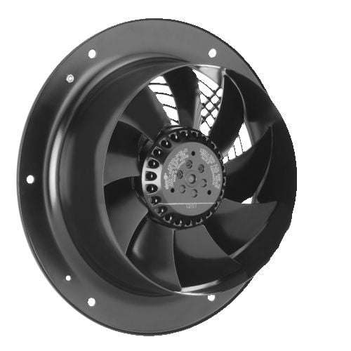Axiale ventilator EBM W2E250-CM06-01, D = 250x96 mm, 230 V, voor leidingen