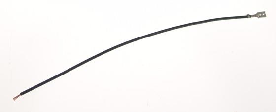 Cable para motor aspirador, L = 175 mm, 2 conexiones, negro sin enchufe