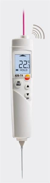 testo 826-T4, termometro a infrarossi con sensore di inserimento